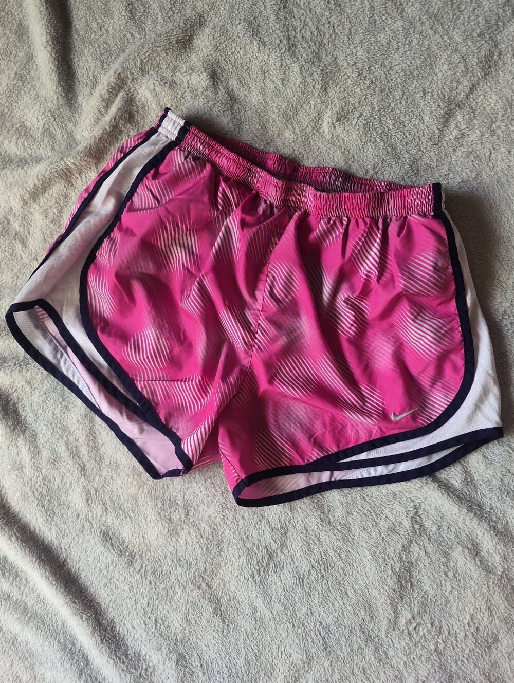 Nike Dri-Fit Pink Polka Dot Running Shorts M